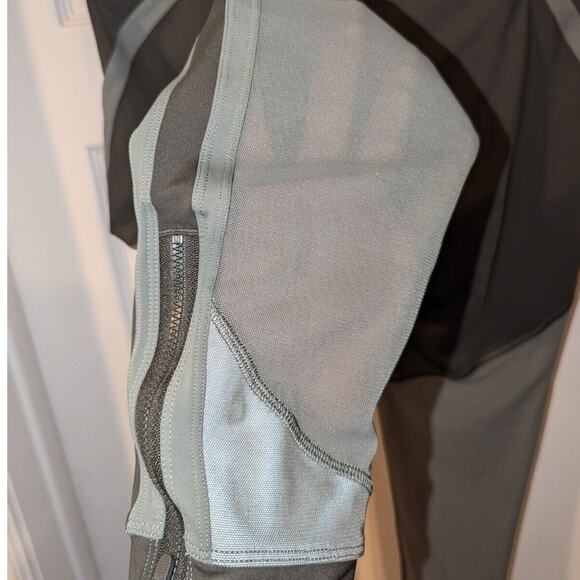 Lululemon Leggings Womens Size 12 Green ZipLine Crop 23" Nulux W6ASPS - Picture 10 of 11